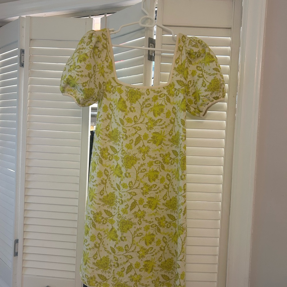 Floral Puff Sleeve Dress